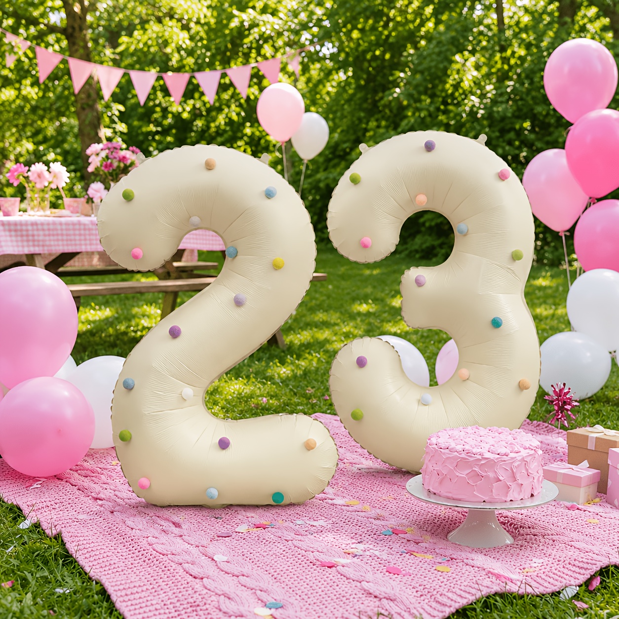 birthday decorations sold on Temu United States