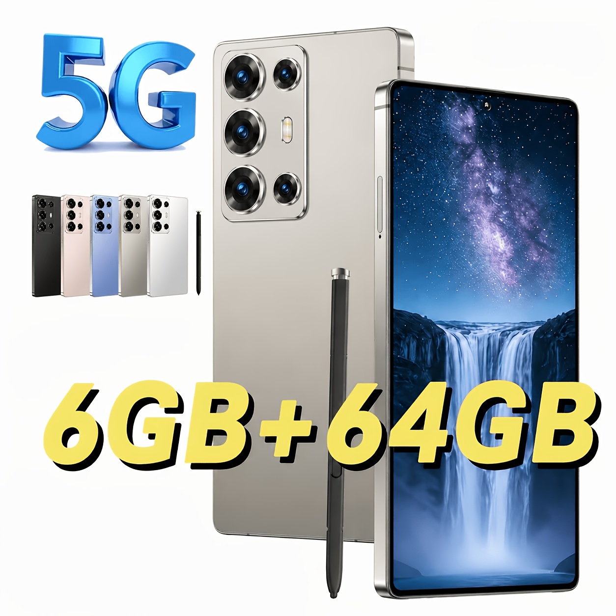2026 Global Unlock 6.8-Inch HD Large Screen 5G Smartphone