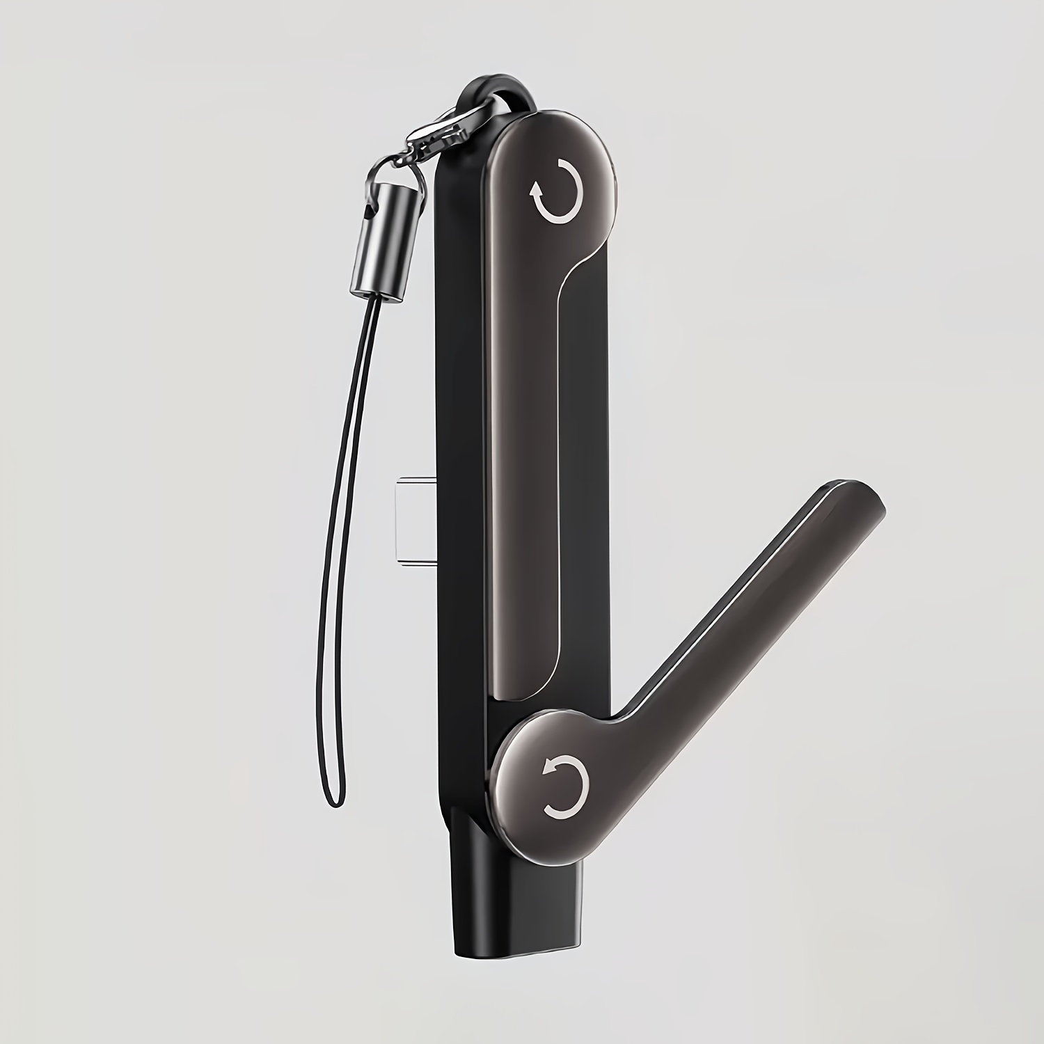 Image of Foldable Phone Stand Type-c Adapter, Type C Male To Type C Female 240w Max Adapter, Typec Adapter For Iphone 17/16/15 Series, For , For Xiaomi, For Oppo