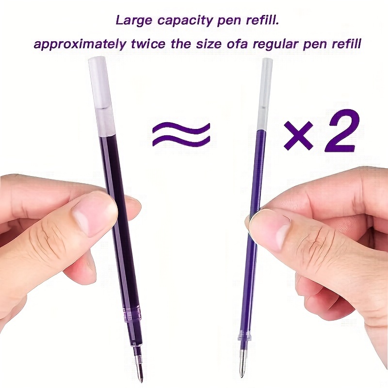 wqn purple gel pens purple set ink bullet 1 0mm school and office   pen supplies stationery hard pen calligraphy pen large capacity back to   3