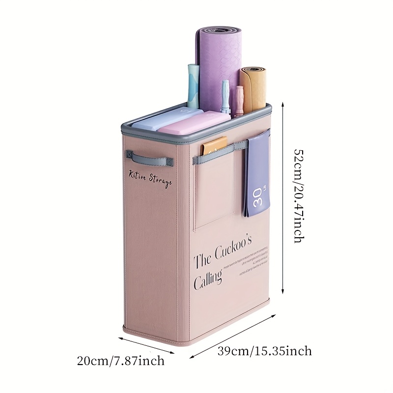 TEMU Multipurpose Sports Equipment Storage Trunk - Foldable Rectangle Organizer For Yoga Mats, Fitness Gear, Gym Accessories & Exercise Equipment,