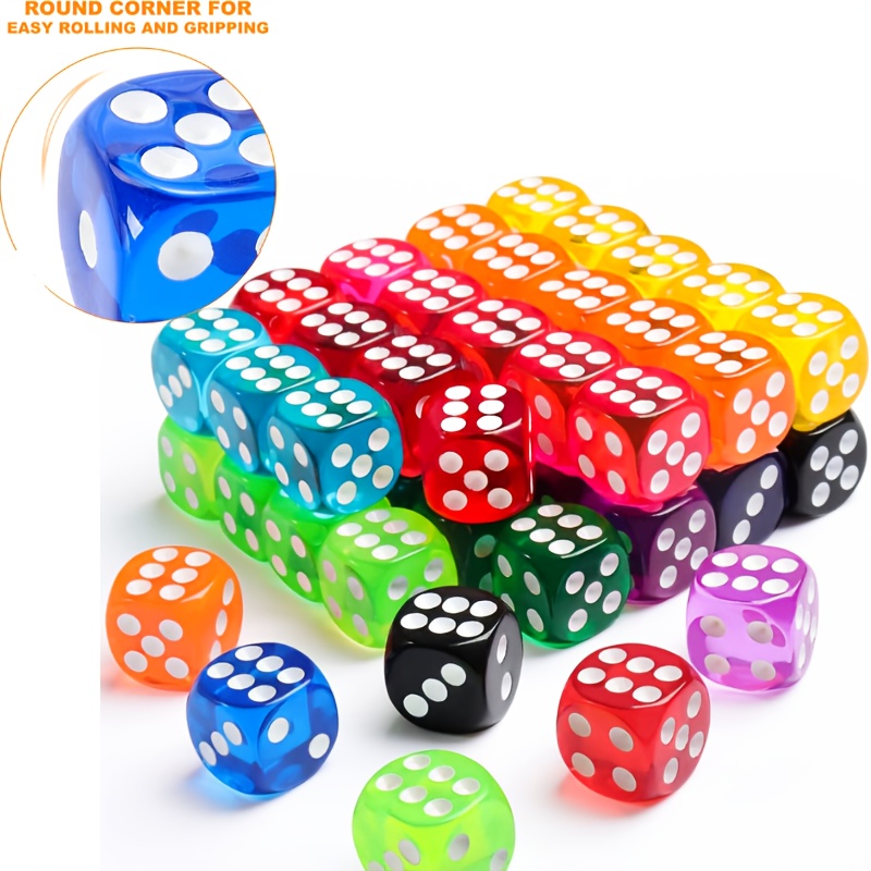 4 Decks Of Standard Playing Cards & 24 Multi-Color Dice - Complete Card Game Set For Poker, Family Gatherings & Travel Games (4pcs Adults Entertainment Kit)