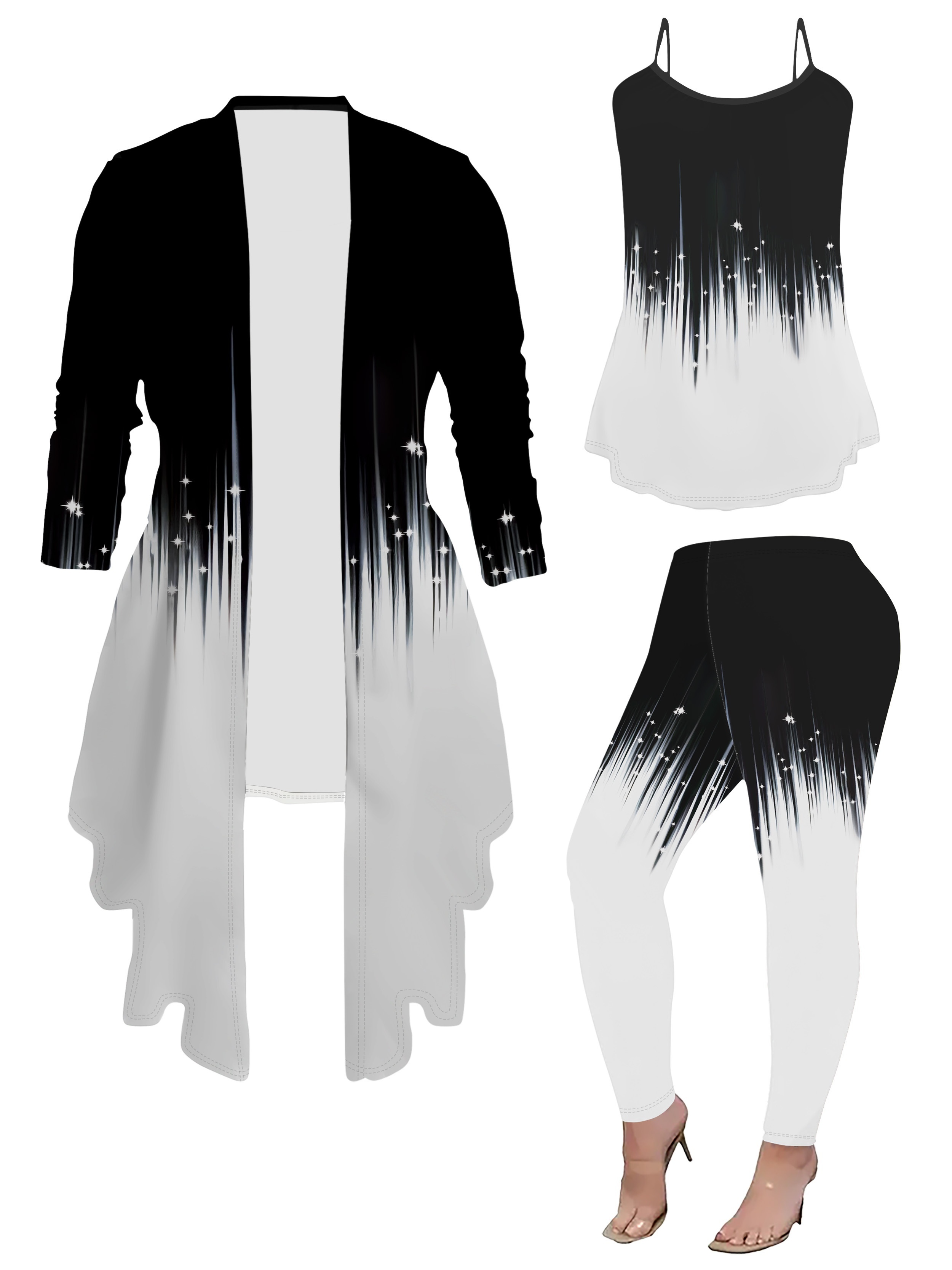 conjunto 3 piezas mujer elegante conjunto   punto - Temu Peru