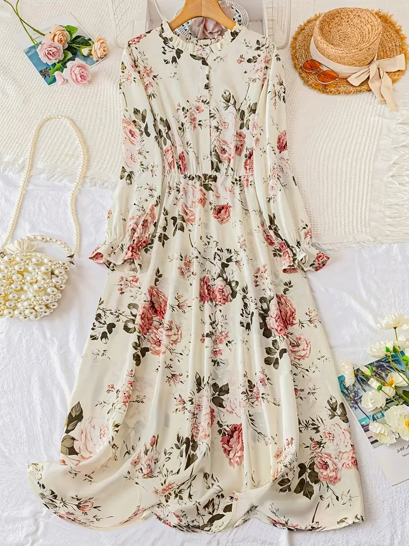 plus size womens floral maxi dress elegant long formal party - Temu Mauritius plus size womens floral maxi dress elegant long formal party - Temu Mauritius