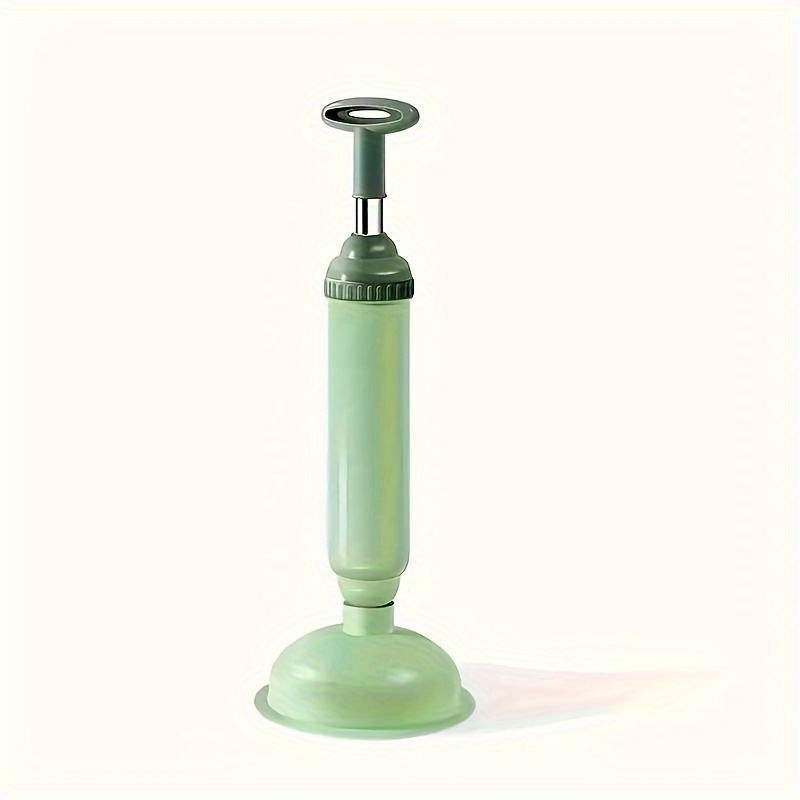 Image of 1pc Easy-to-use Manual Toilet Plunger - Air Pressure Drain Clog Remover, No Batteries Required