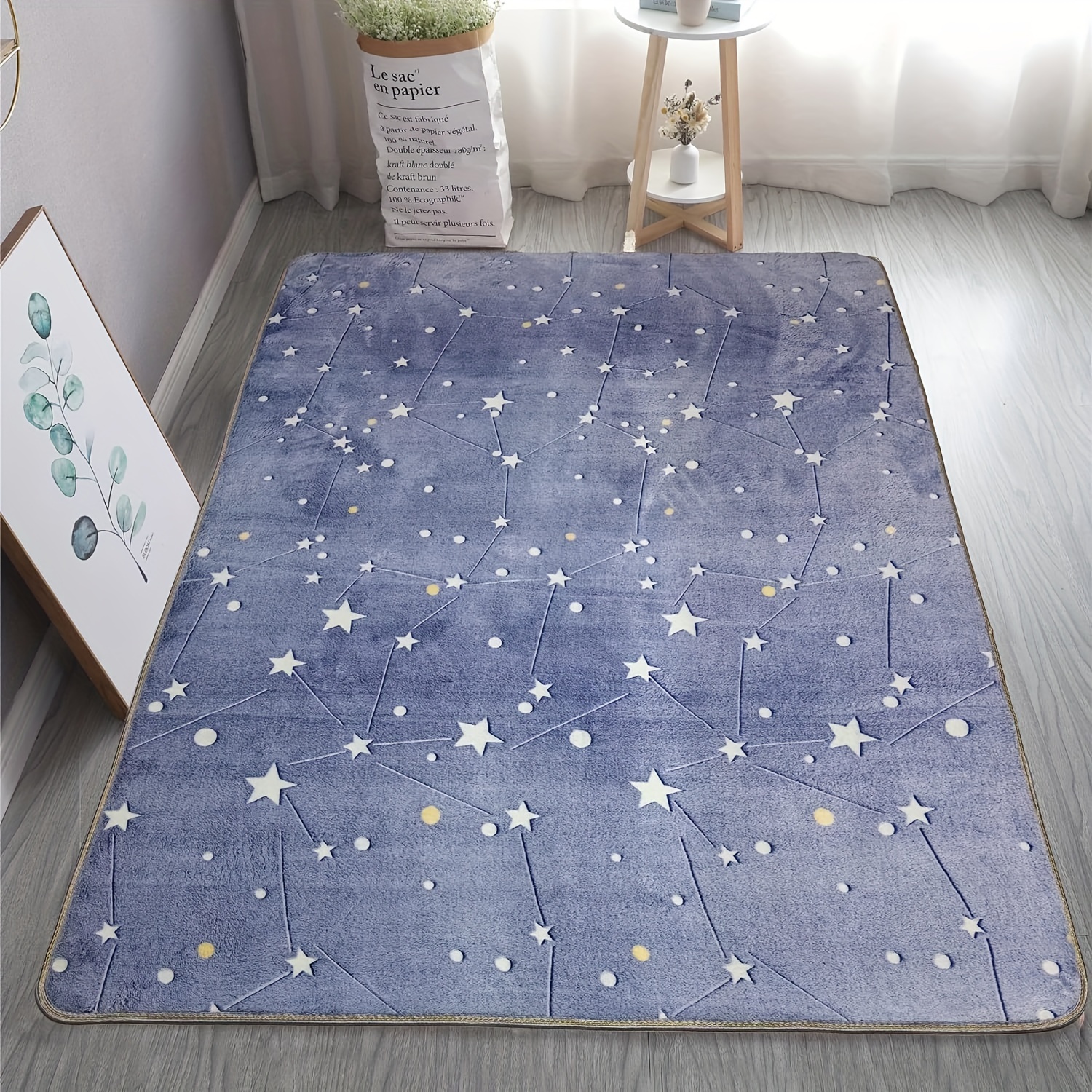 A Glowing Carpet In The Dark - A Night , Perfect For Living Rooms And Bedrooms, Ideal For Home Decor