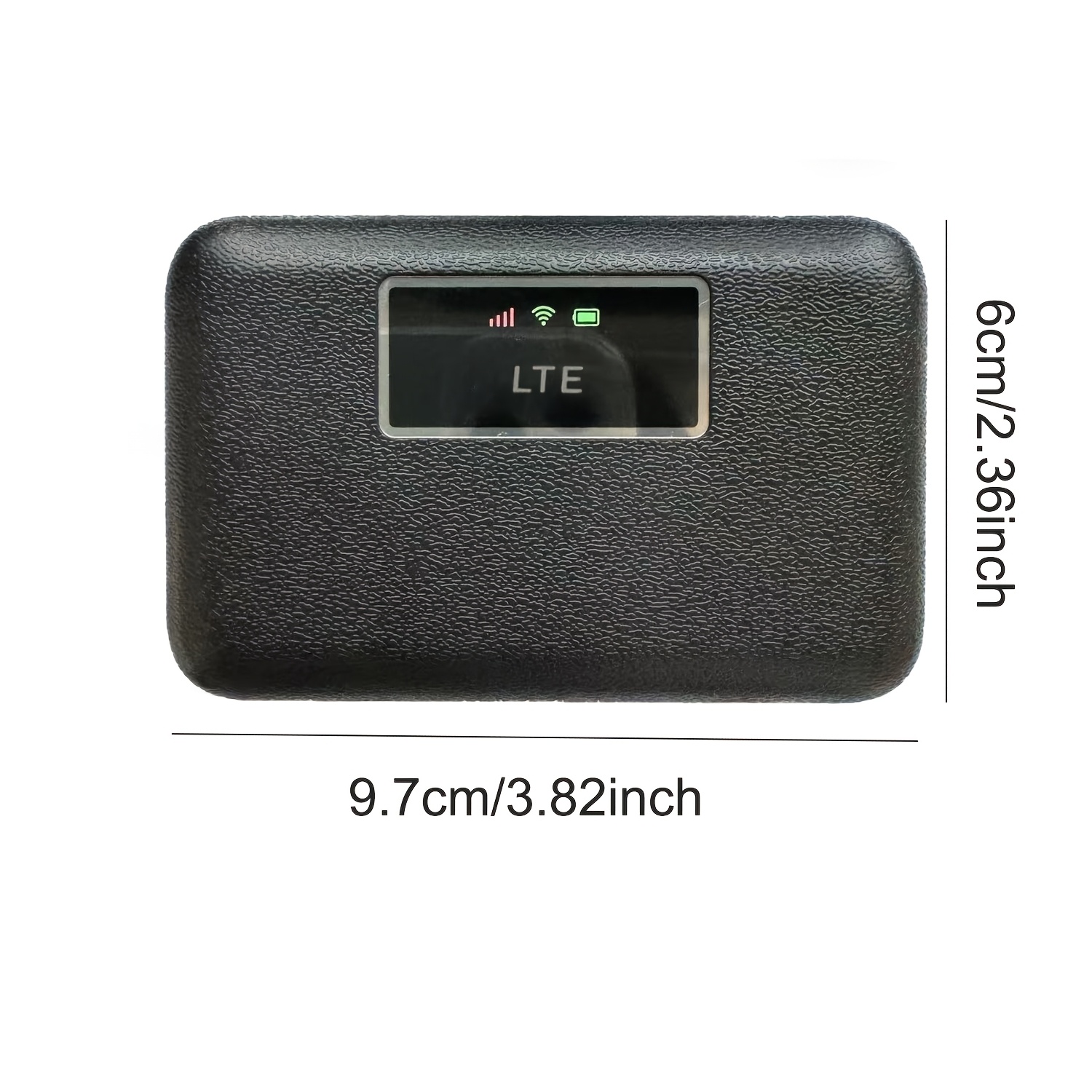 Lightweight LTE WiFi 6 Mobile Hotspot Router with Wi-Fi Pro, Built-in 2000mAh Battery, Compatible for B1/B3/B5/B7/B8/B20/B38/B39/B40/B41, Portable for Home/Office/Travel, Smart Modem