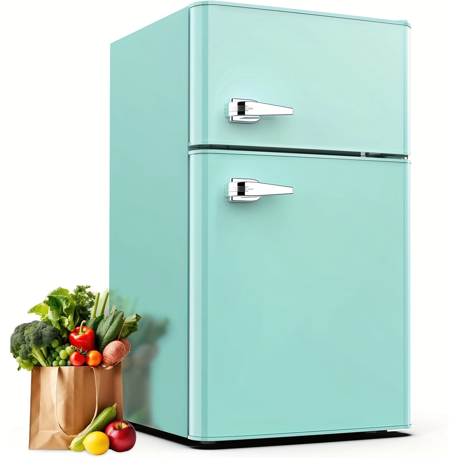 

3.1 Cu. Ft. Compact Refrigerator With Freezer, Adjustable Glass Shelves - For Bedrooms, Dorms, & Apartments