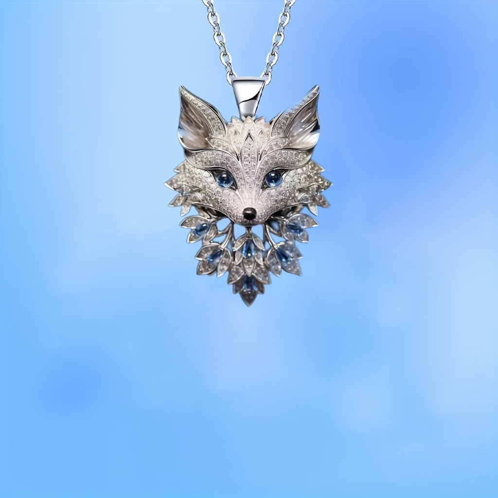 

1pc Fox Pendant Necklace, Women's Jewelry For , , For 's Day And , Keychain And