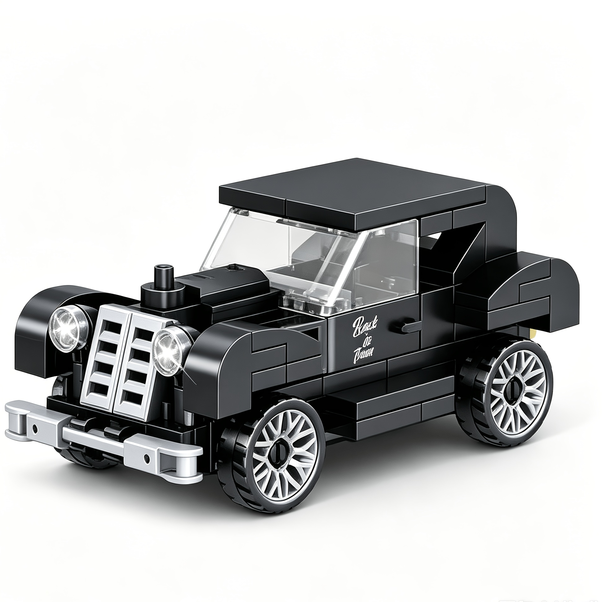 City Vehicle Building Block Model, Vintage Design