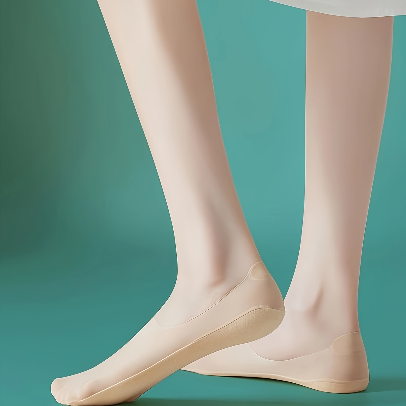 5 Pairs Women's Summer Boat Socks - Lightweight Breathable Non-Slip No-Show Ankle Socks with Reinforced Heel, Cute Solid Color for Daily Wear & Holiday Gifts, Minimalist Design, Comfortable Fit, Lifestyle