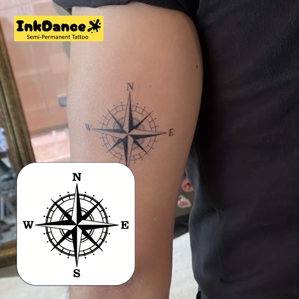 Compass Arrow Tattoos - Etsy, image size:1000x1000