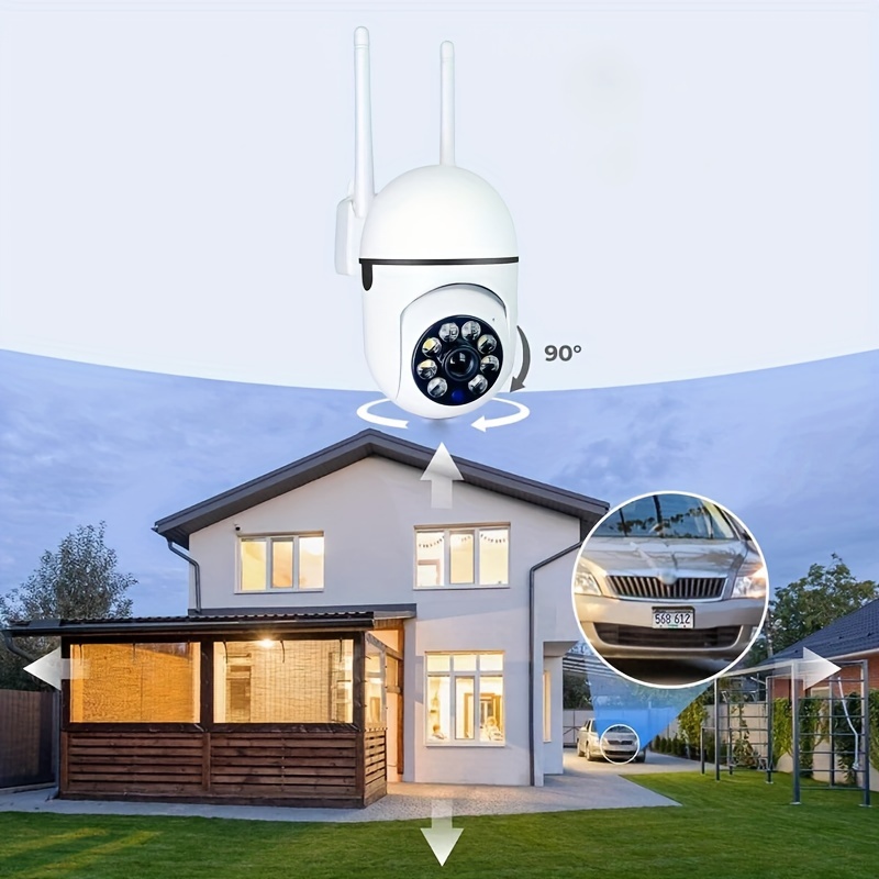 5G Cámara De Vigilancia De Video Wifi Cámaras De Seguridad Inalámbricas Hd  Protección Seguimiento De Movimiento Cctv Cámara Exterior Visión Nocturna A
