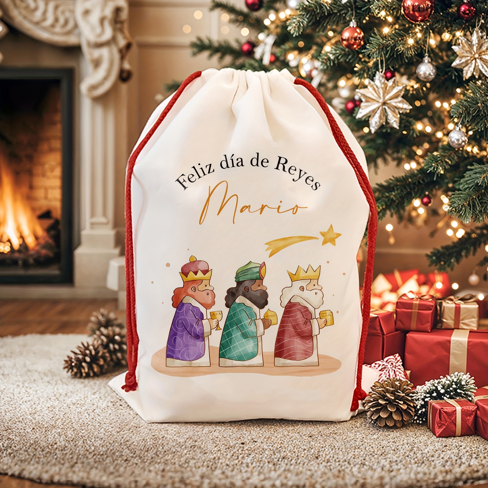 TEMU Bolsa de Regalo Personalizada para de , Bolsa de Regalo con Personalizado para de , Bolsa de Regalo para del Día de la Epifanía