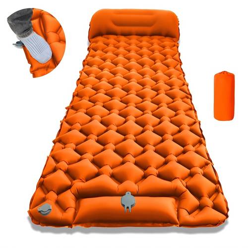 10cm Thick Sleeping Pad Self-Inflating Air Mattress Splicing Bed Mat Camping Tent Cushion