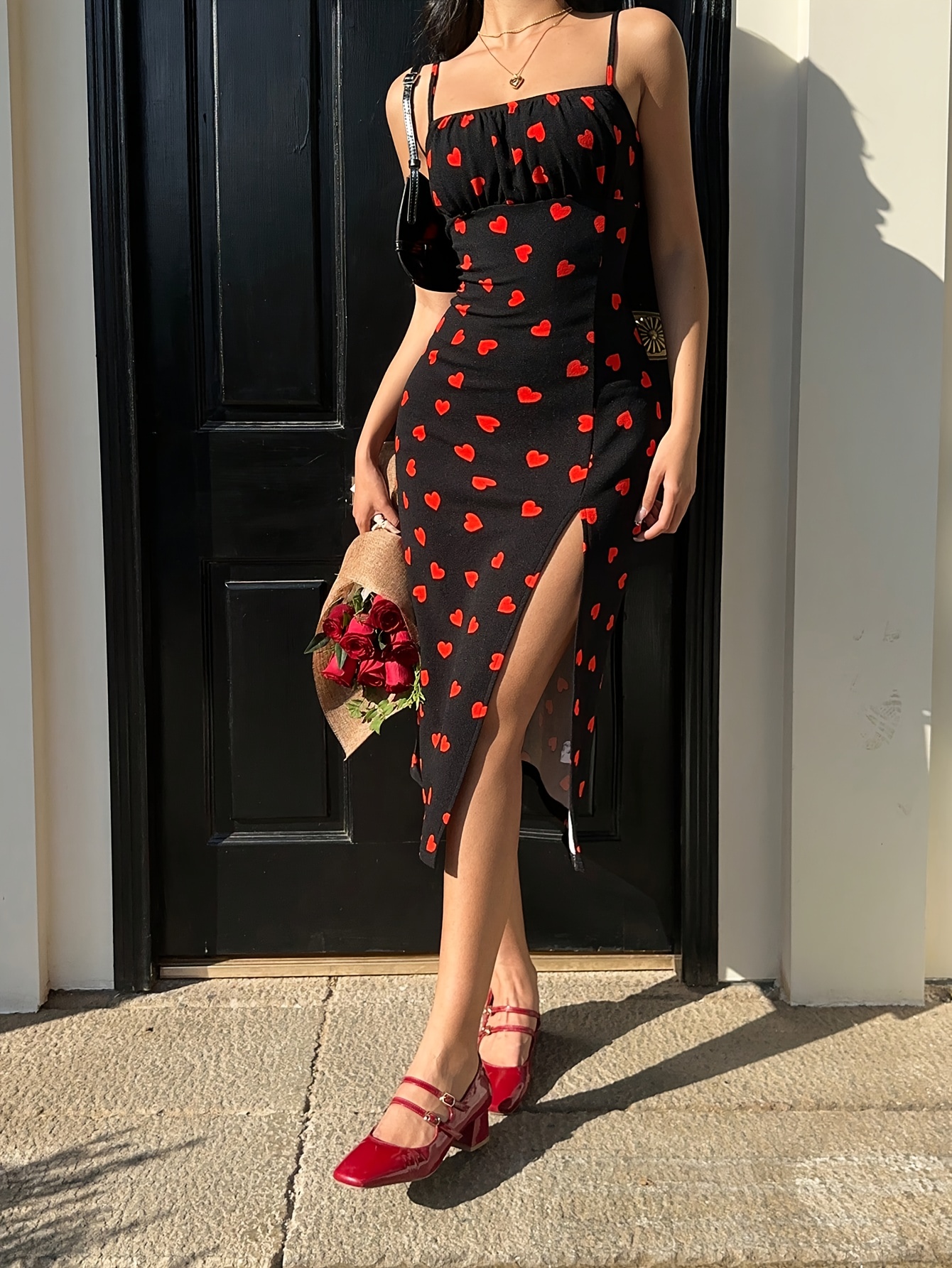 strapless open back dress Rosetta Getty | Gathered Peplum Camisole Dress | S main image 1