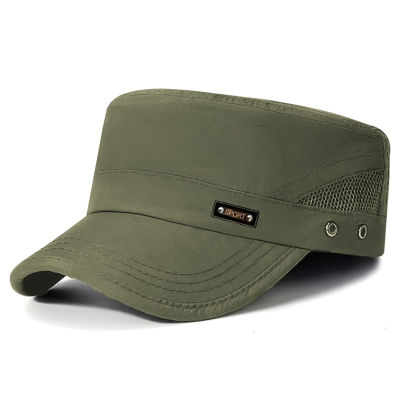 Men's Summer Thin Quick-Drying Flat-Top Hat