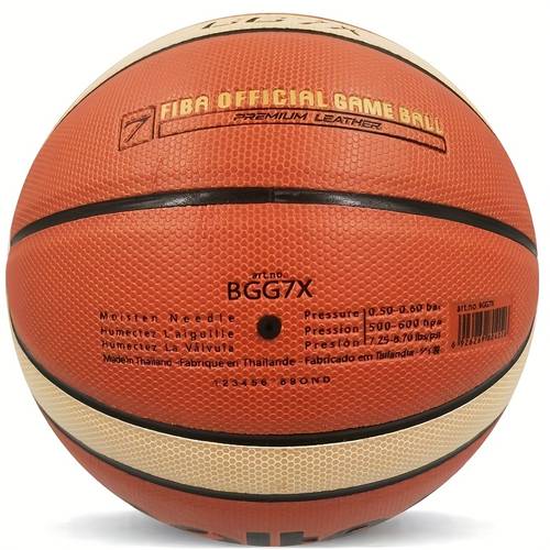 1pc pu7 leather basketball indoor outdoor suitable for outdoor indoor game training durable with feel lasting wear adult size basketballs for competitive play practice