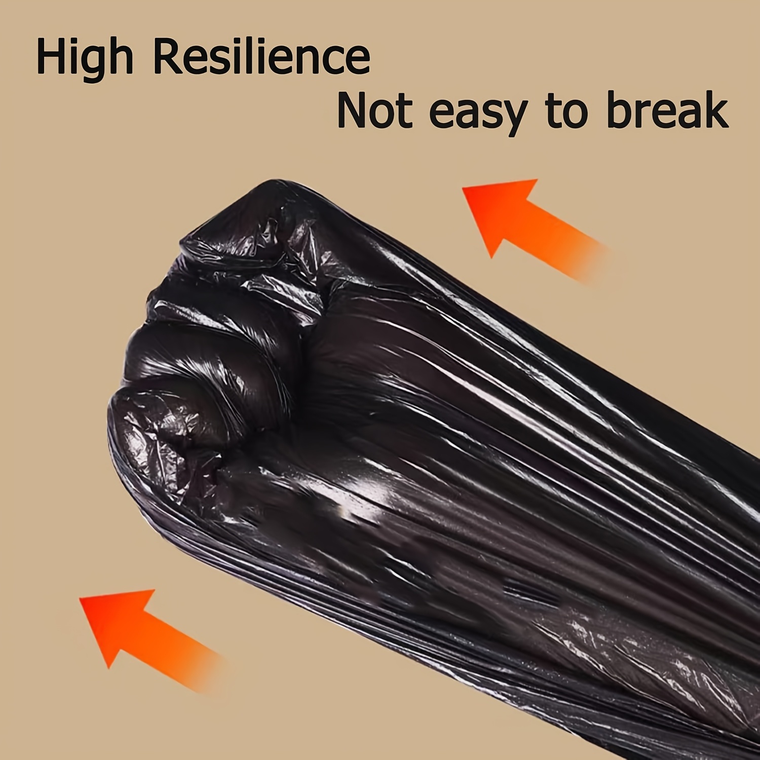 30 Gallon Heavy Duty Industrial Garbage Bags, Tear-Resistant, Odorproof, 90 Count (3 Rolls) Drawstring Black Trash Bags for Commercial, Gard