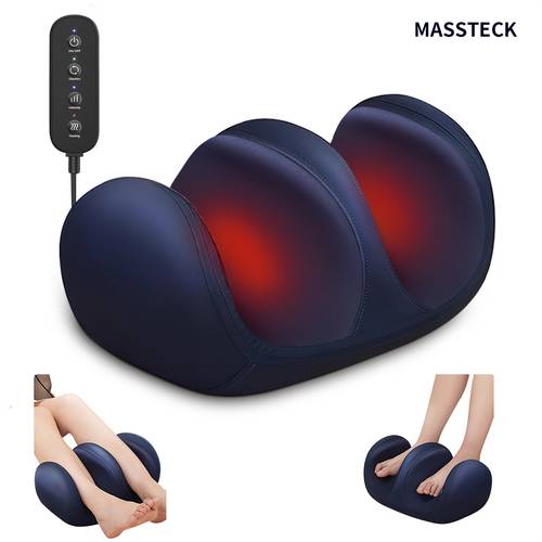 massager machine with heat 3 massage shiatsu feet and leg massager kneading rolling for calf ankle leg plantar massage gift for mom dad women men