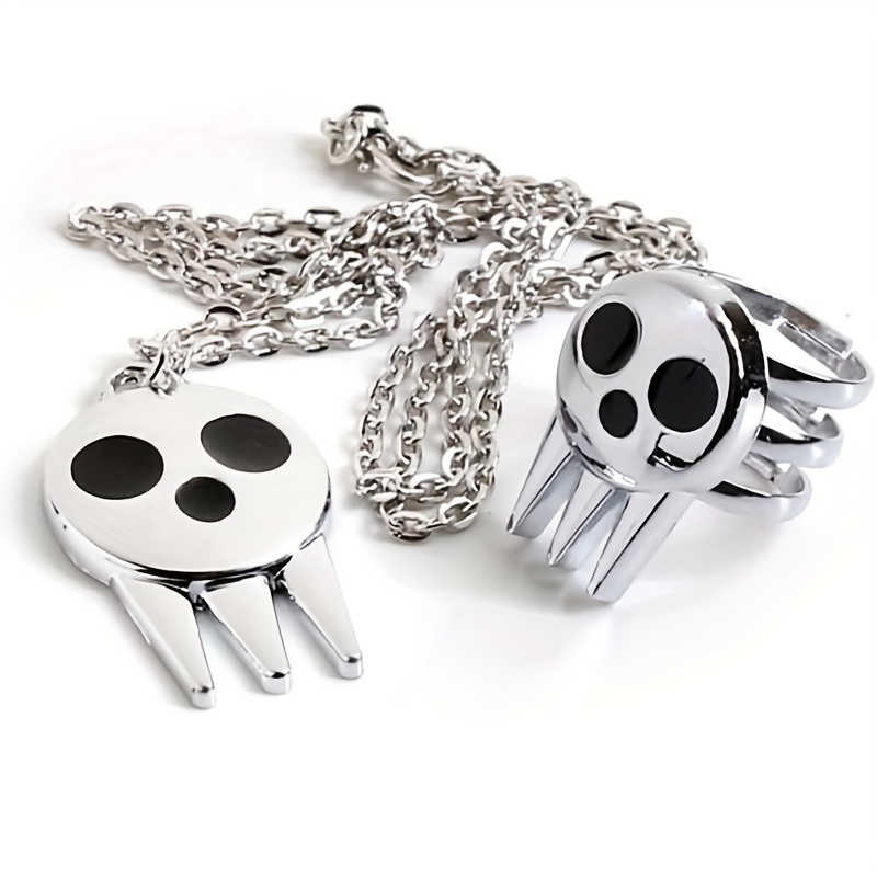 

-playing Skull And Necklace Set, 2-, Alloy Plating, No , , Fan