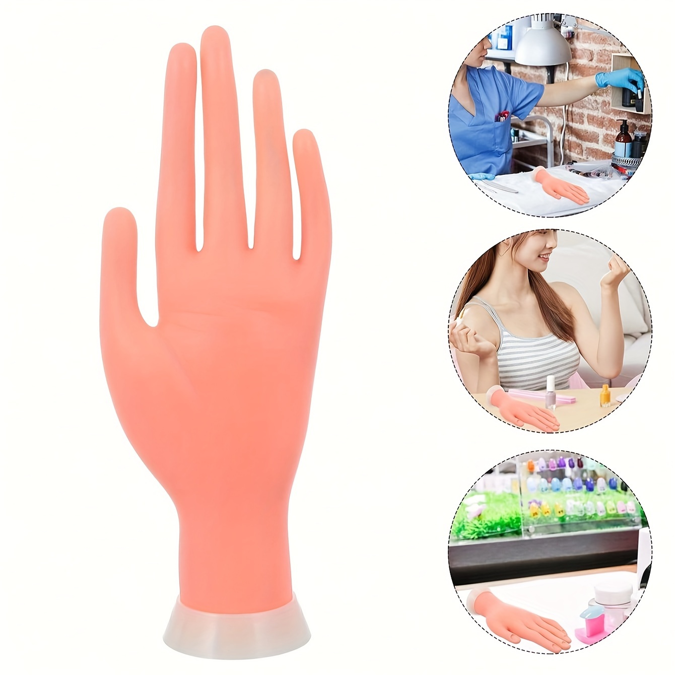 

XIYANG d'Art d'Ongle en - et Pliable l'Entraînement aux Ongles en Acrylique et