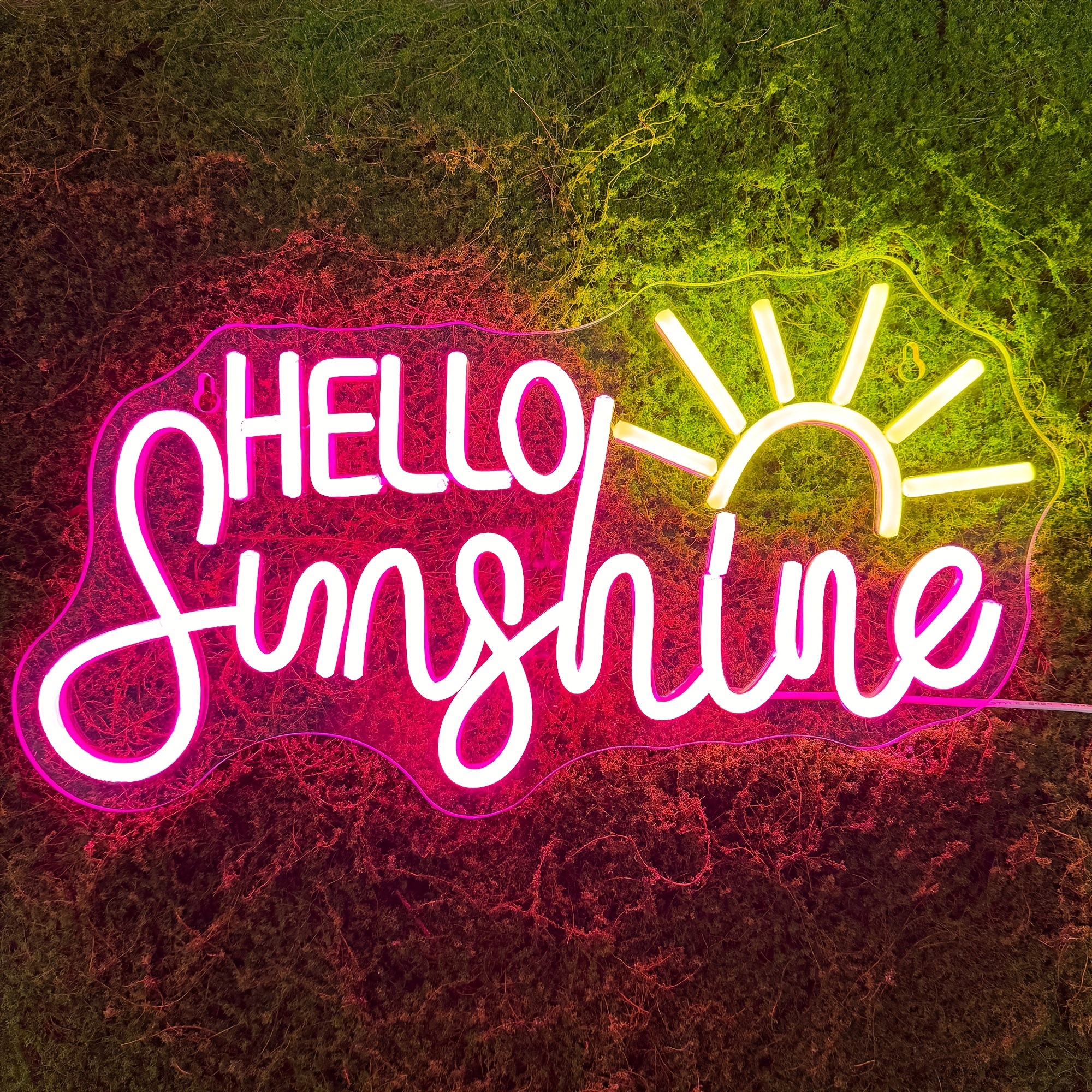 Hello sunshine neon deals light