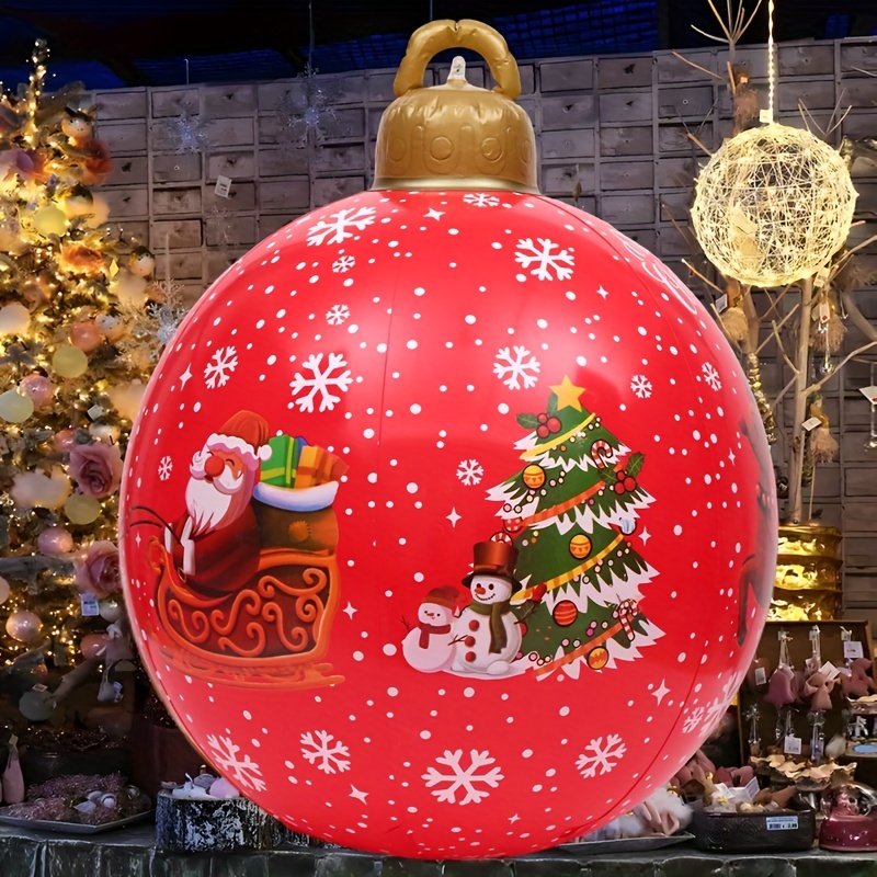 1 stück aufblasbare weihnachtskugel 23 6 pvc kunststoff