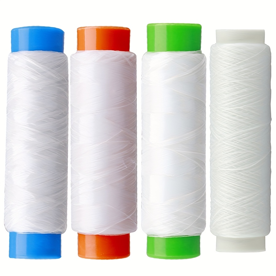 AnglerDream Aas Elastische Draad Zee Vissen Binden Materiaal 0.2mm 656FT Per Spool Rekbare Onzichtbare Zee Vislijn Houden Aas Op Haak