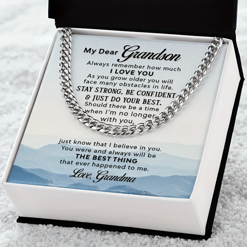 

Stylish Titanium Steel Chain Necklace For Men - Perfect Gift