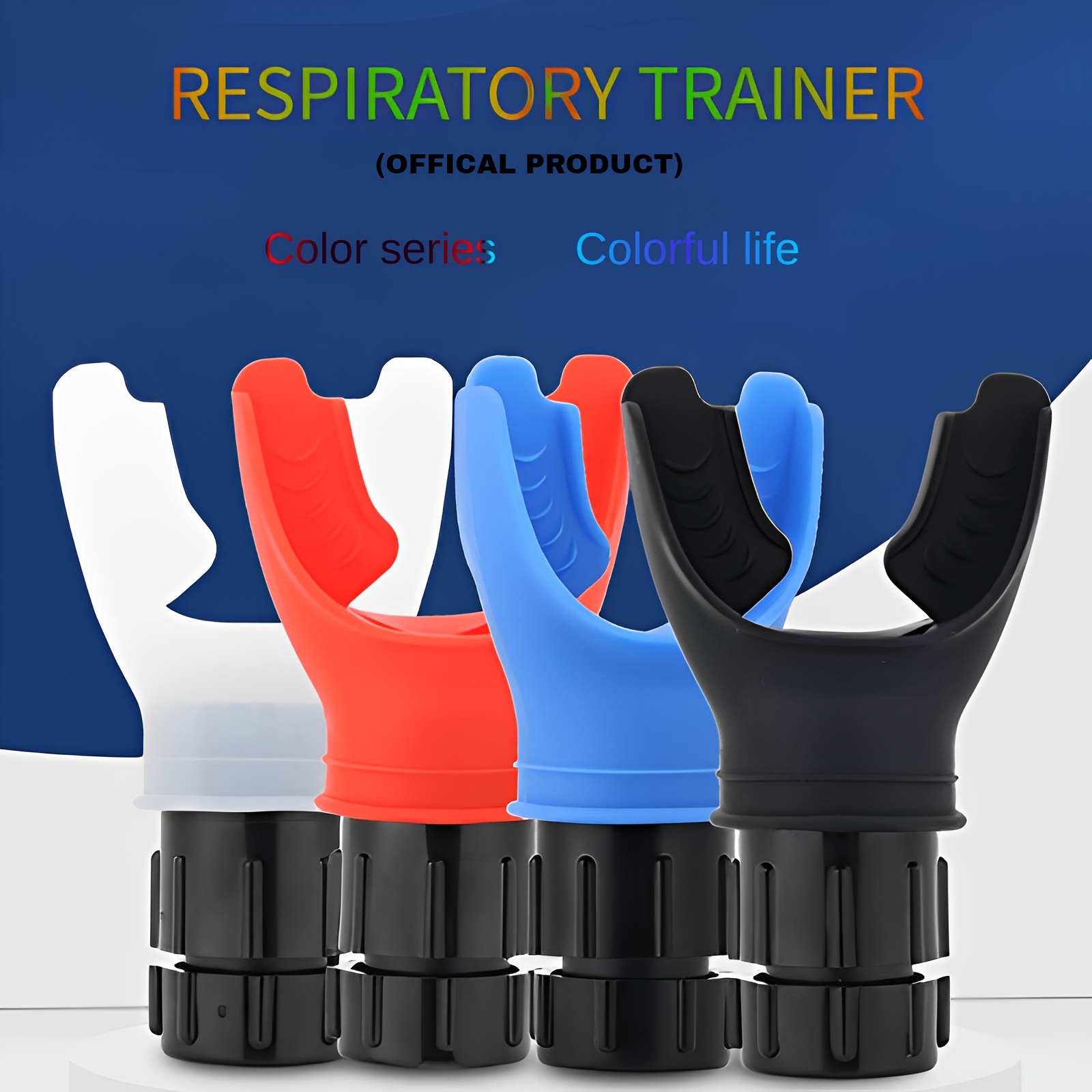 

Lung Capacity Trainer, Breathing Exercise Device, Fitness Lung Trainer - 1pc