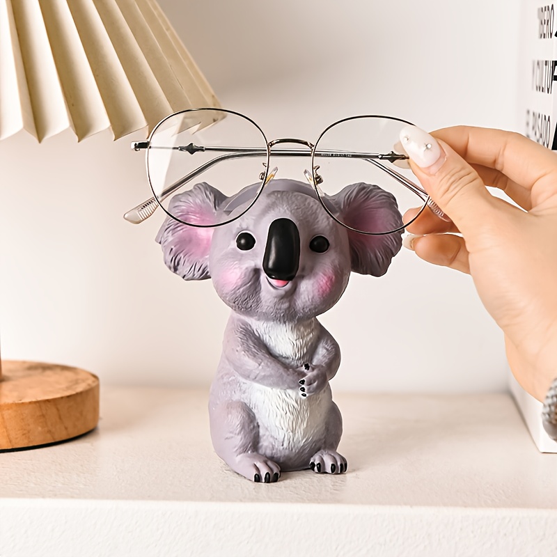 Image of [upgraded Anti-toppling Design], Creative Animal Glasses Stand Koala Glasses Rack, Optician Decor Item Glasses Holder