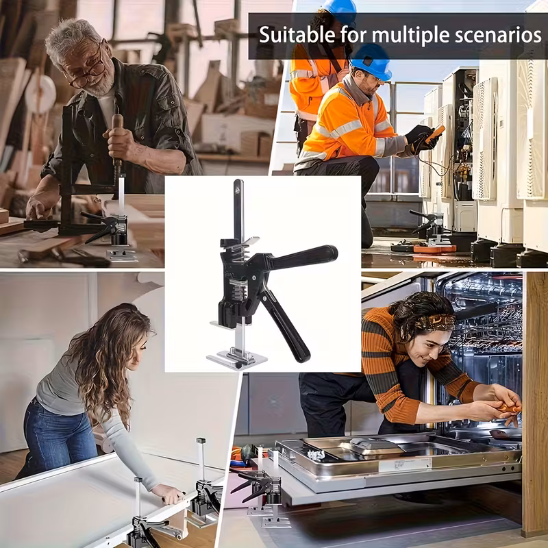 1  function labor saving arm   wall tile locator height adjustable for doors amp cabinets metal construction fixed bracket no power needed Product details 5