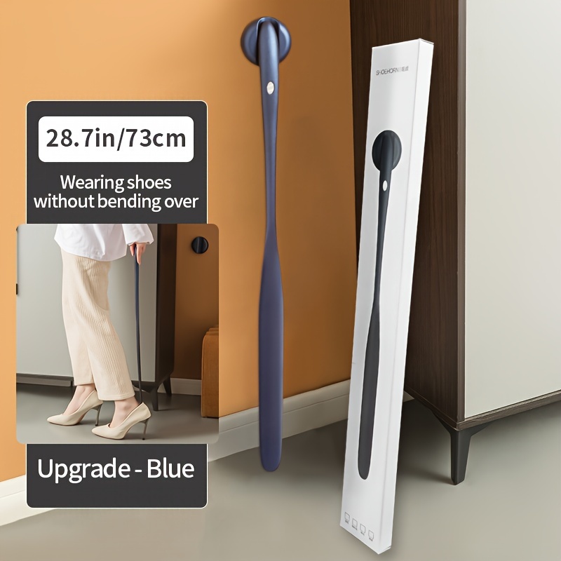 Image of Magnetic Long-handle Shoehorn - Durable Nylon, Design For Seniors - Perfect Christmas Gift In Elegant Gift Box
