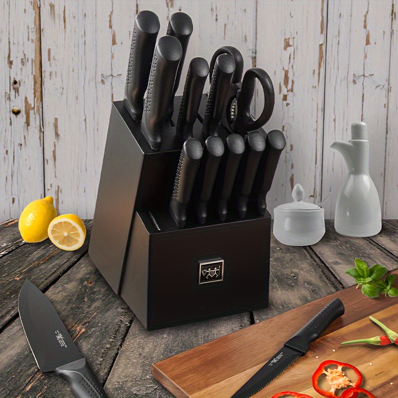 

15/19pcs, Steel Knife Set, Including 's Knife, Knife, , Knife Sharpener, , , To