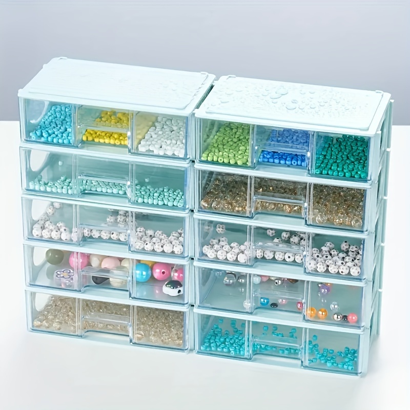 

10pcs Storage Box Bead Storage Box Diy Bracelet Material Storage Box