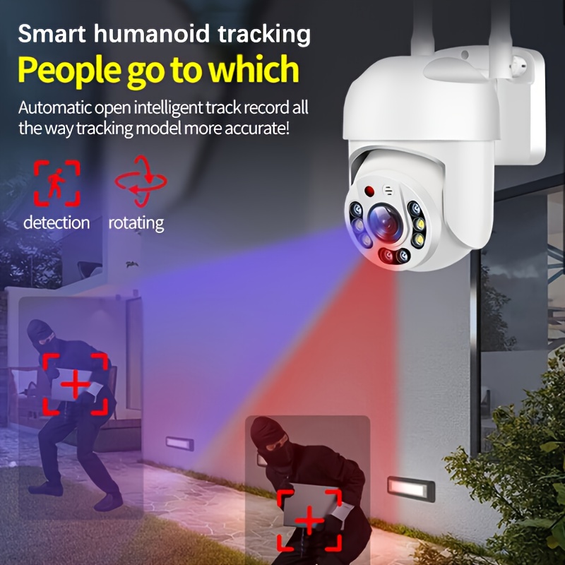 outdoor wifi security ptz auto tracking audio cctv Temu