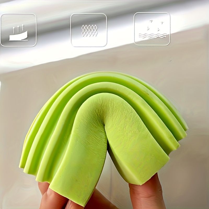 multipurpose pva sponge set for kitchen and bathroom   cleaning sponge with plastic brush for washing dishes glass and more ideal for indoor and outdoor use a must have for christmas details 3