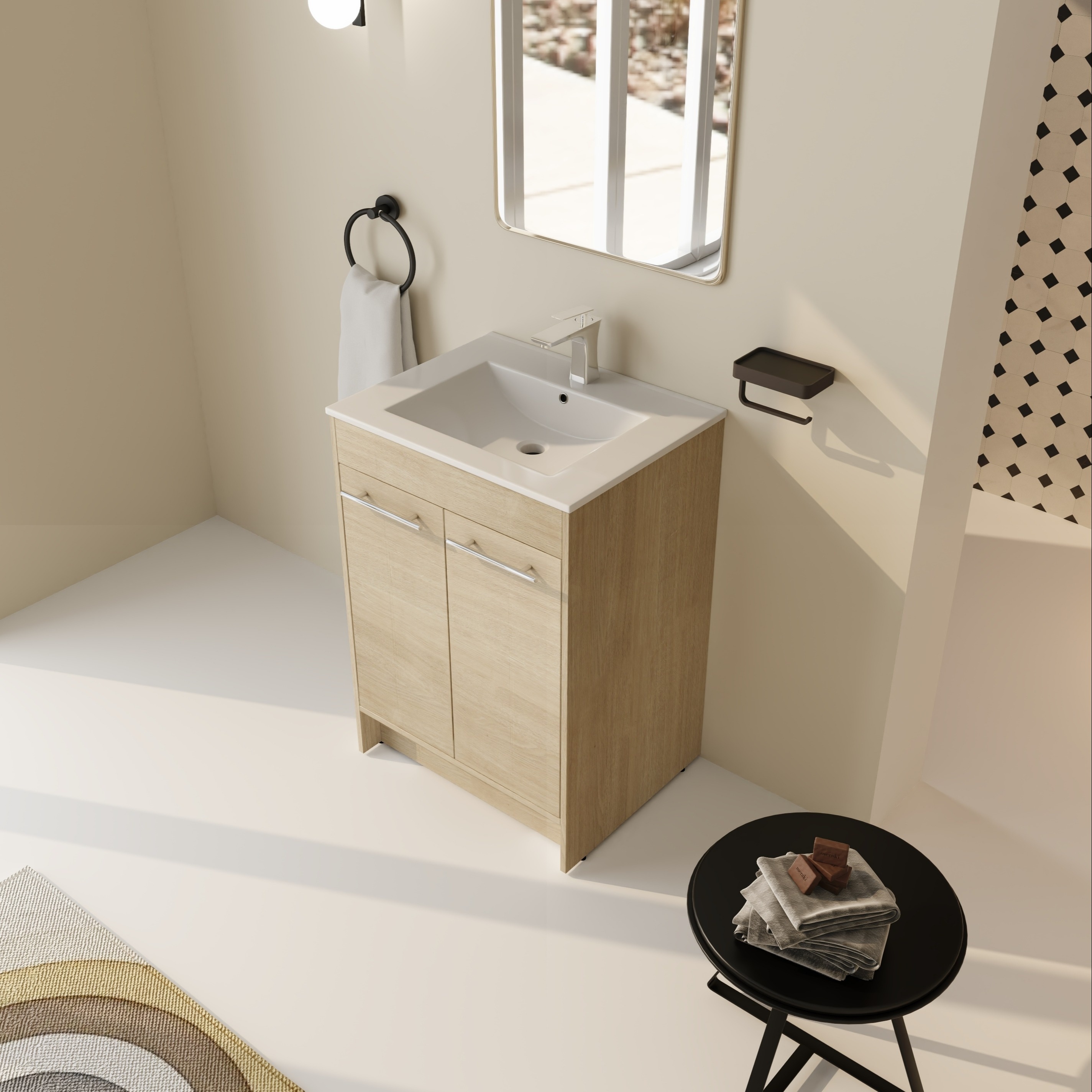Bathroom Cabinets Sinks High quality Ceramic Countertops - Temu