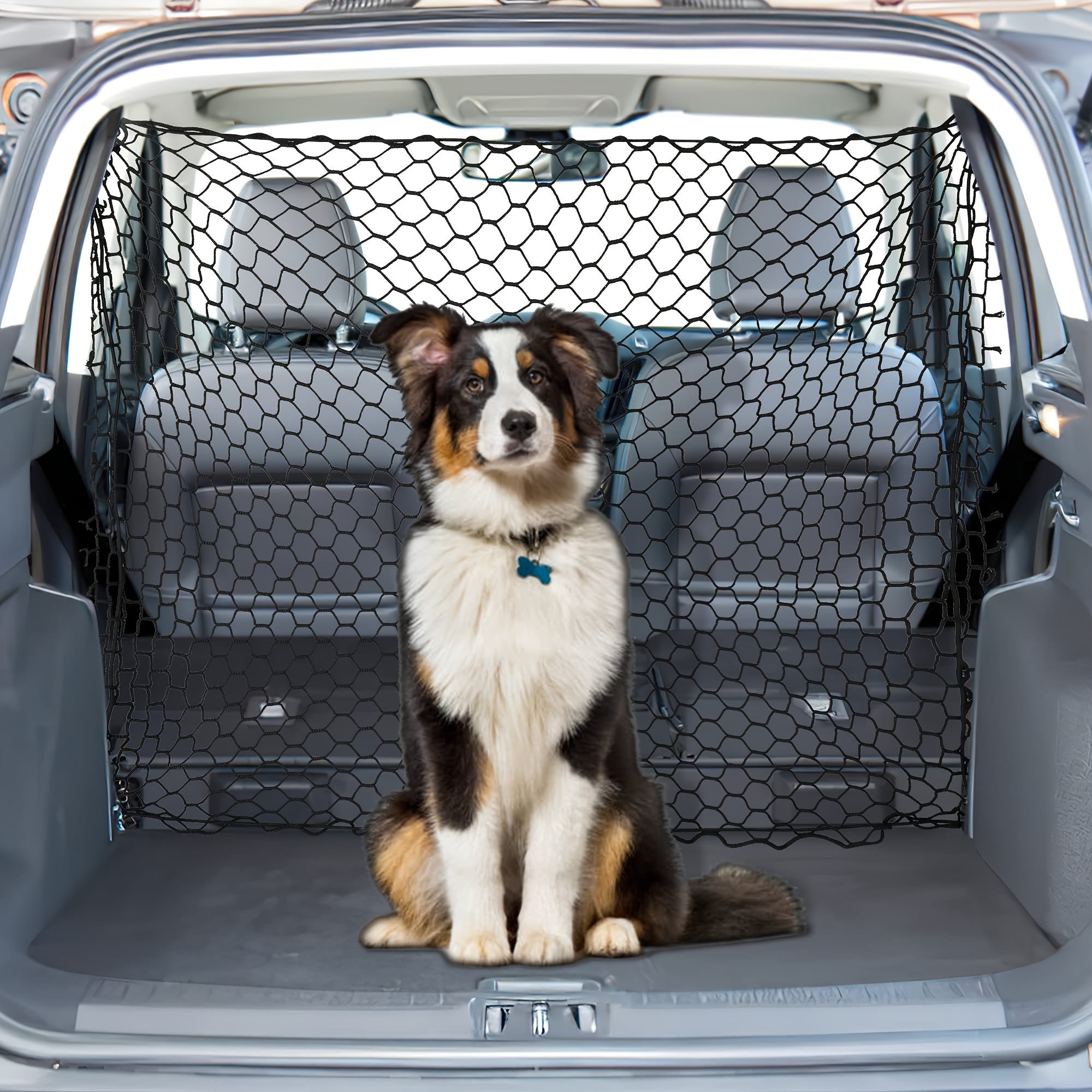 Dog Barrier For Car Trunk, 120x70cm , Universal Divider For Suvs, , Trucks – Safety Barrier For Dogs And Cats