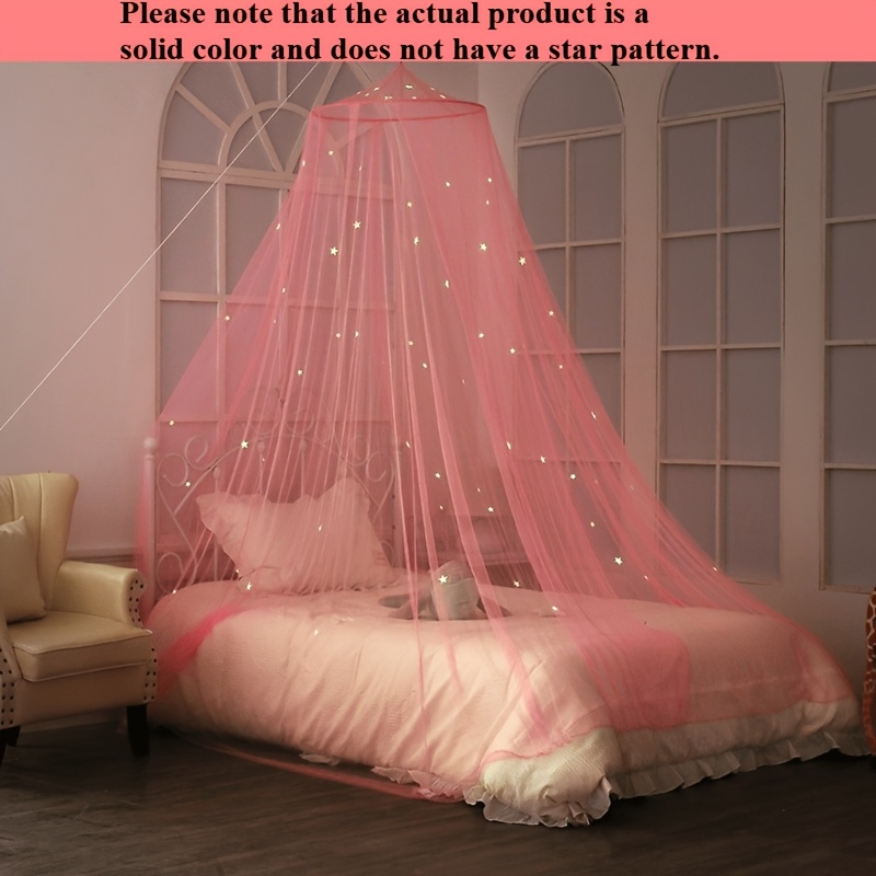 TEMU 2026 New Internet-famous Canopy Net, Dome Bed Canopy For Floor-standing Beds, Household Use, No Installation Required