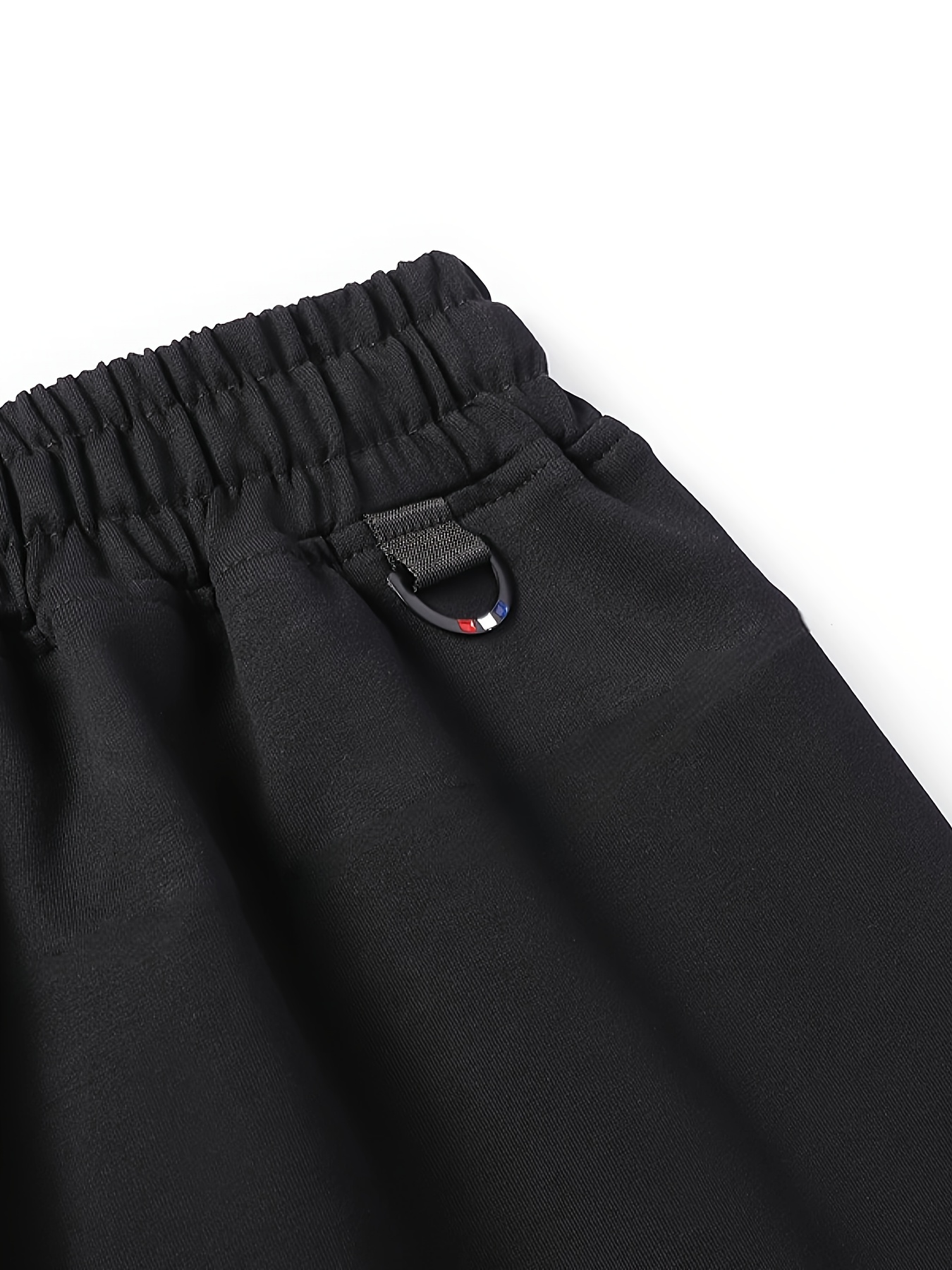 3 pack   fleece lined pants 95 polyester 5 spandex solid color knit fabric   stretch loose fit drawstring 500gsm cozy long trousers for cold season thick Product details 1