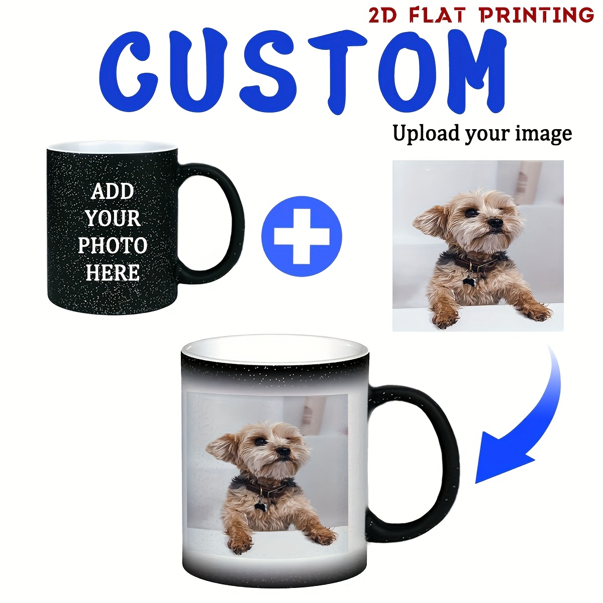 Ad Onkey Tasse Renne Avec Changeent De Couleur - Tasse à Café