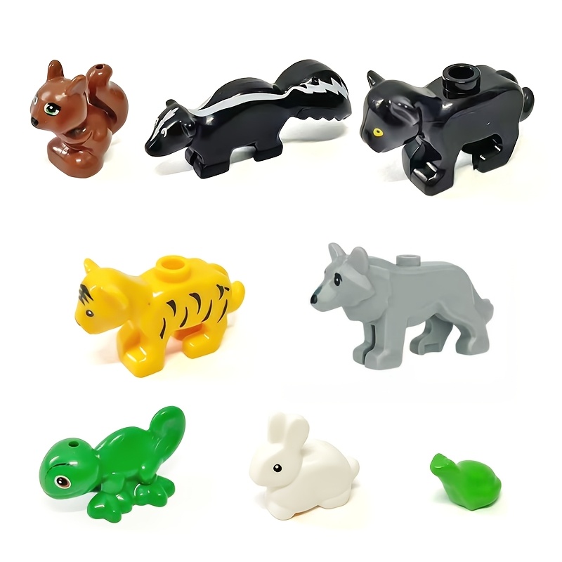 8pcs Forest Animals MOC Building Blocks Set