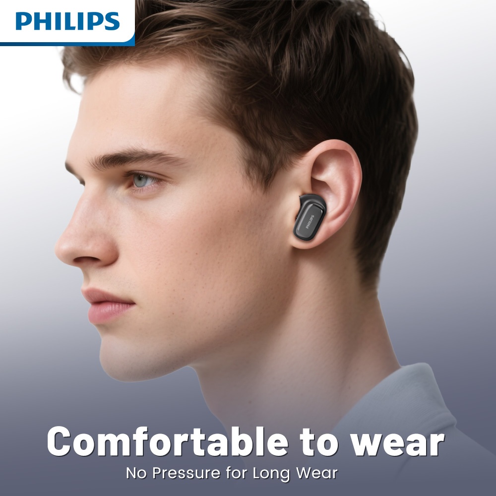 New Philips BT5.4 In-Ear Earphones with Wireless Charging Case, 24Hour Playtime/Game Modes/Built-in Mic/Touch Control for Gaming, Running, Cycling TAT2569 8 New Philips BT5.4 In-Ear Earphones with Wireless Charging Case, 24Hour Playtime/Game Modes/Built-in Mic/Touch Control for Gaming, Running, Cycling TAT2569 - Image 8