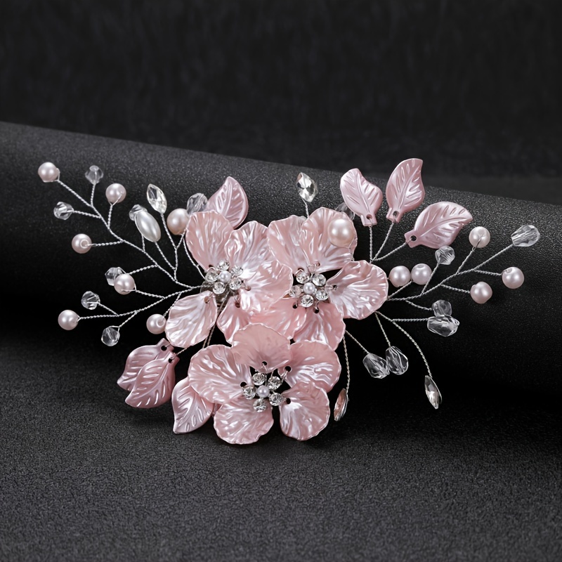 Fresh flower hair on sale brooch