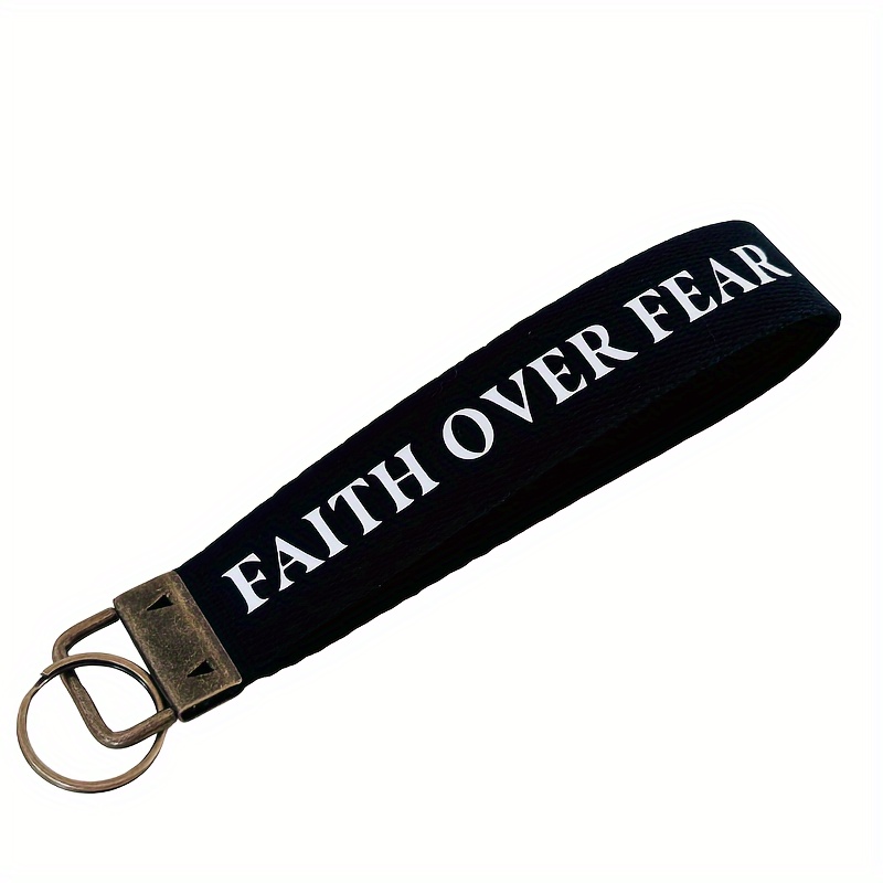 Fabric Keychain Wristlet Keychain Key Fob Gift For Or Student Encouraging Gift Made