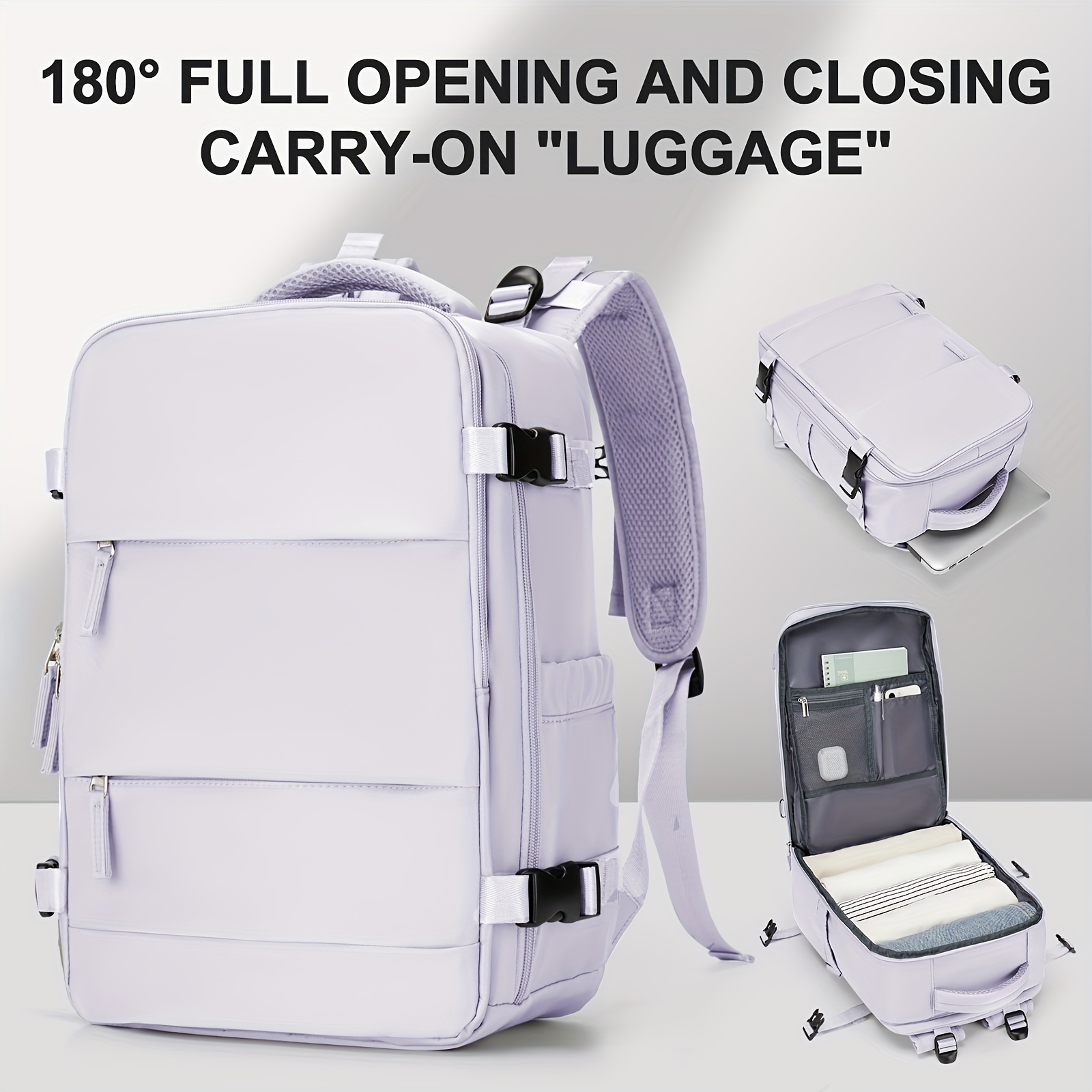 

Large Capacity Backpack For Men Women, Solid Color Travel Backpack For Park Hiking, Durable Computer Bag