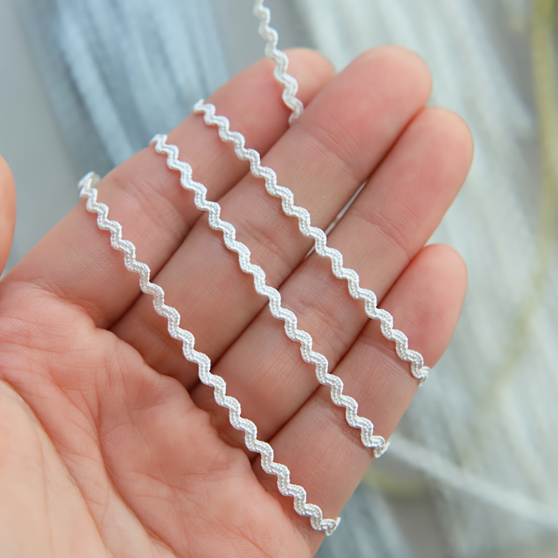 TEMU 1 Yard (91.4cm) Ultra-small Serrated Trim, , Very Suitable For Mini Clothing, Sewing Craft Supplies