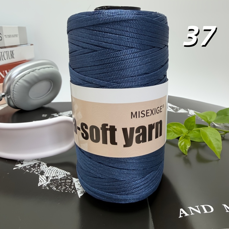 TEMU 1pc, 250g Flat Cord. Bright And Color, Smooth Texture, Sturdy And Durable. Warm In Winter And Cool In Summer With Air Permeability. Ideal For